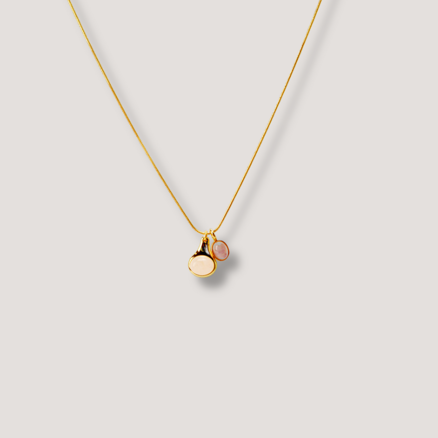 Gold Gemstone Necklace