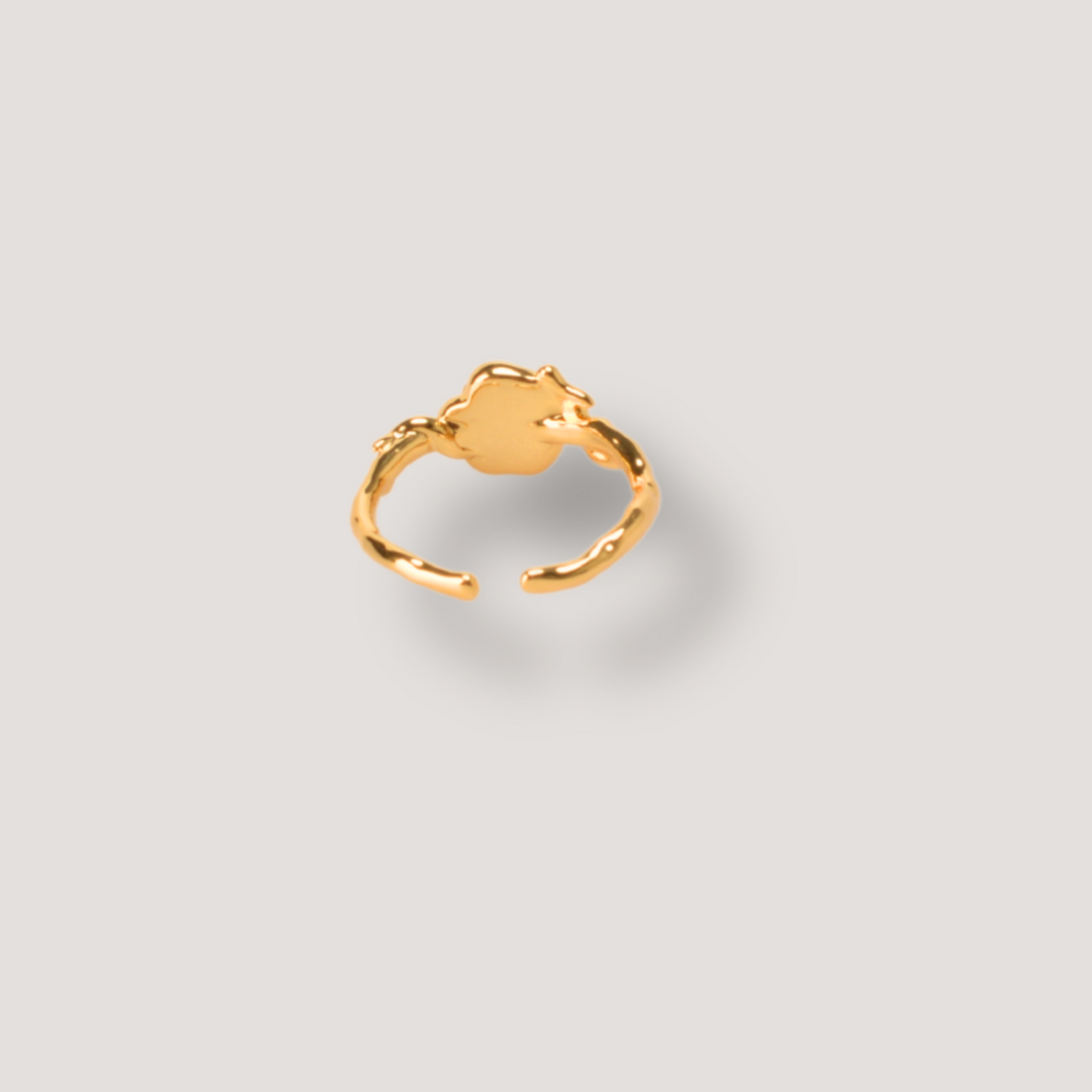 Gold Nest Tiger Eye Ring