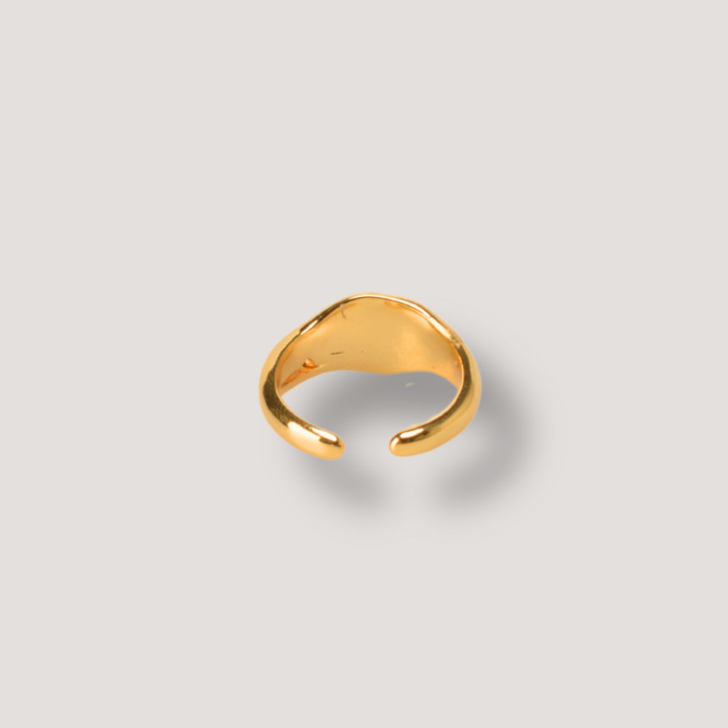 18K Gold Malachite Lazurite Ring