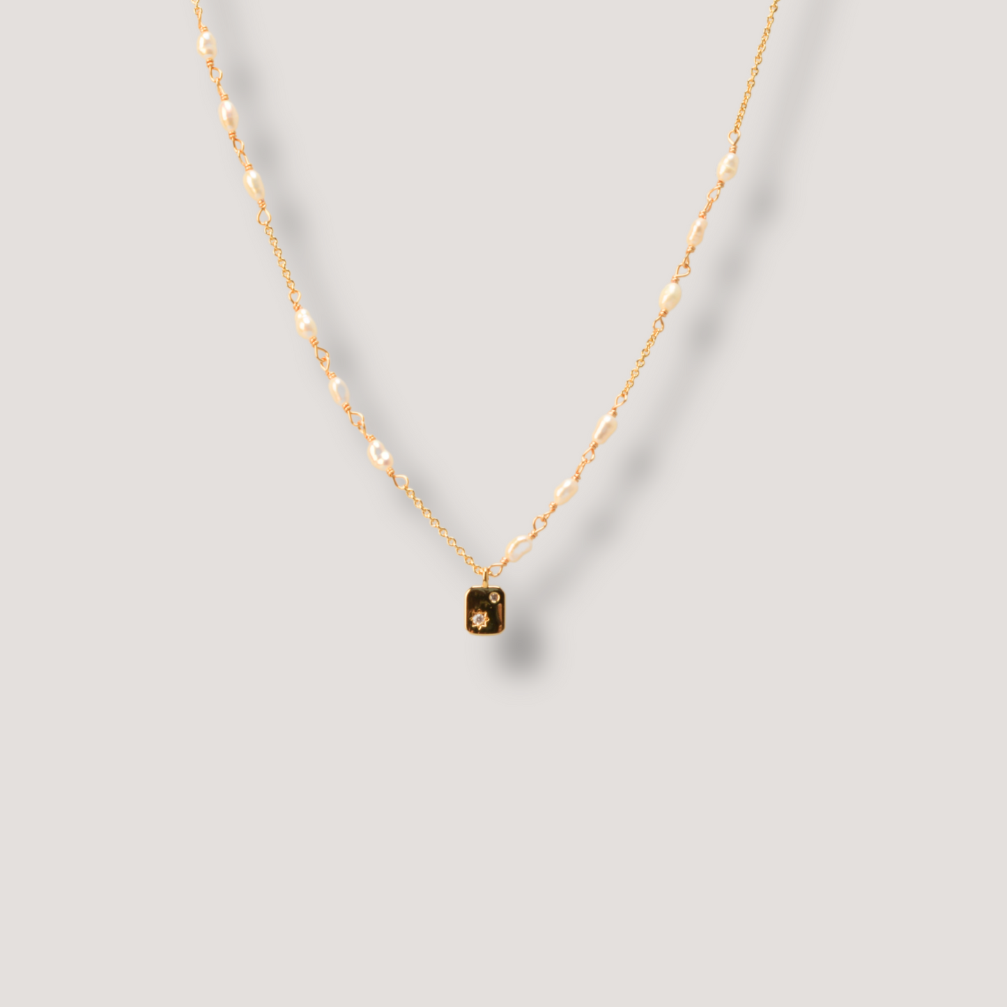 Pearl Charm Necklace