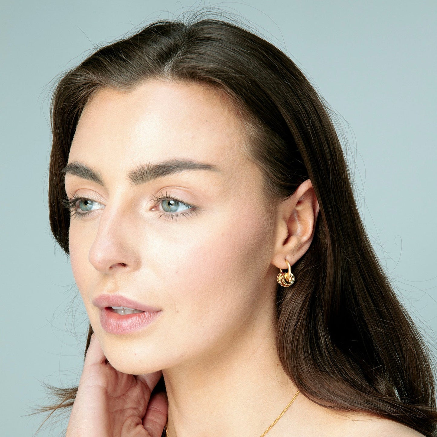 Gold Hoop Earrings