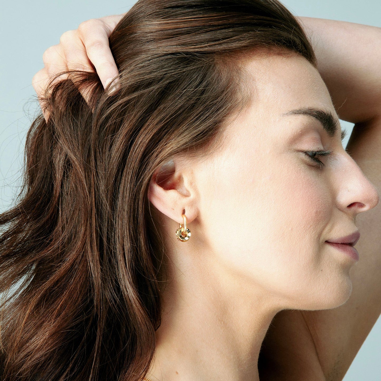 Gold Hoop Earrings