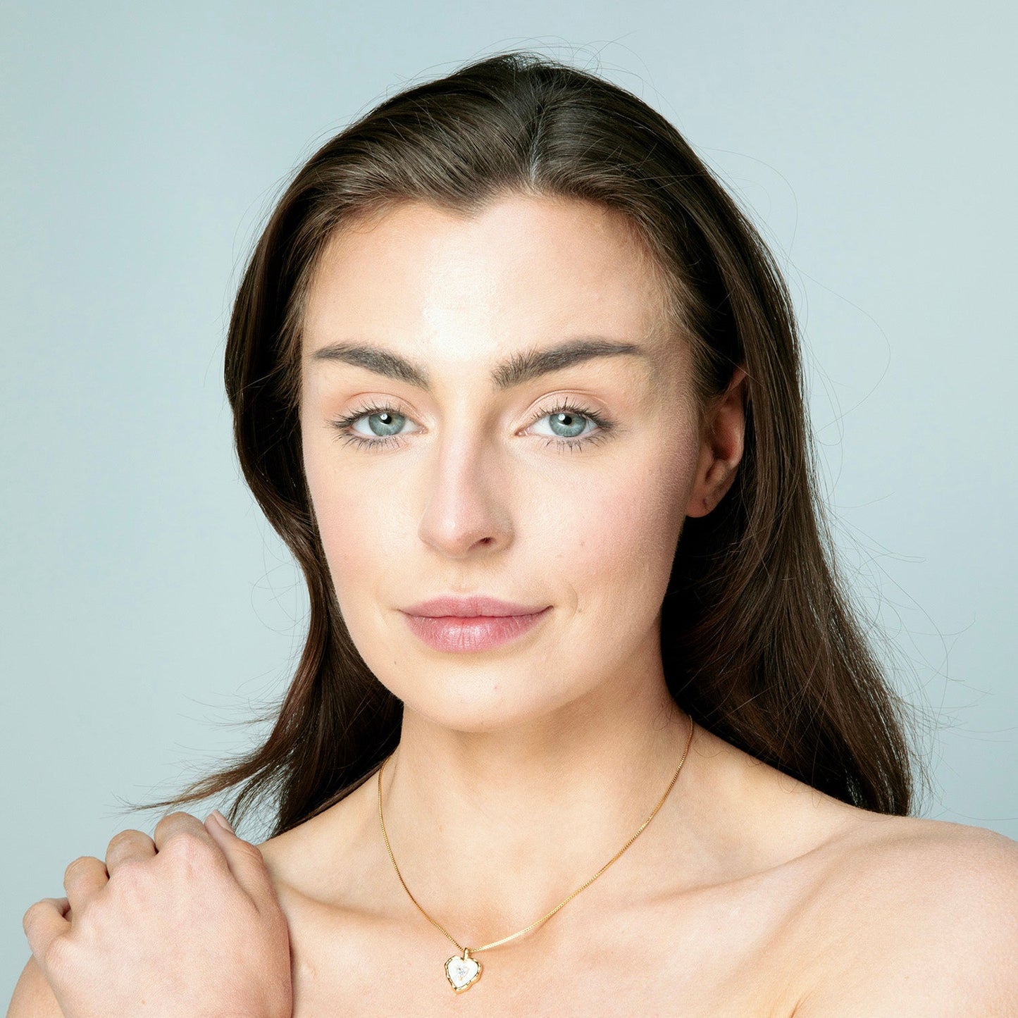 Mother of Pearl Heart Necklace