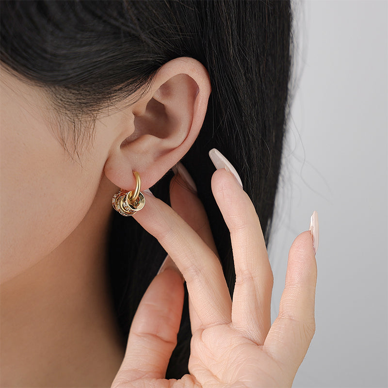 Gold Hoop Earrings