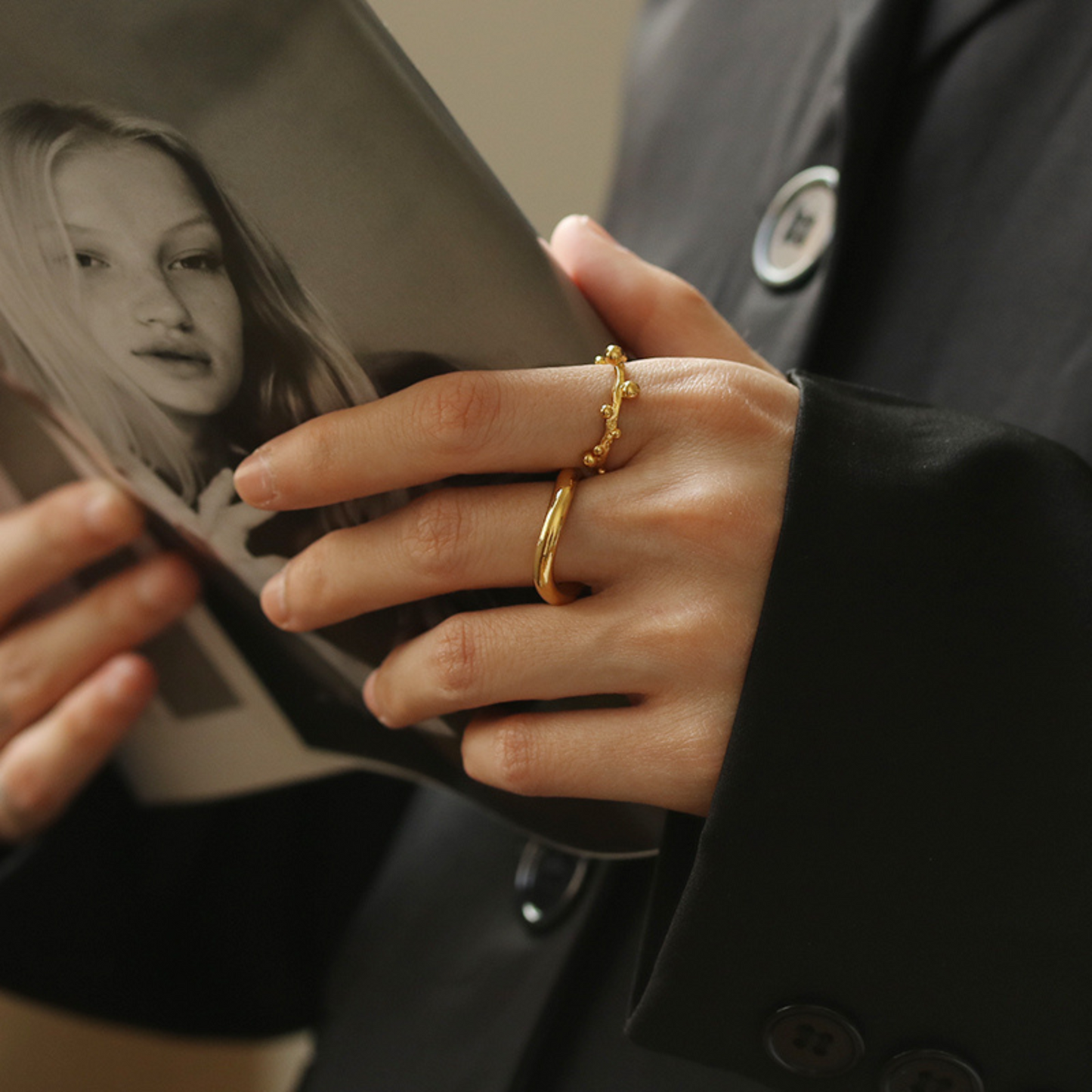 Infinity Gold Ring