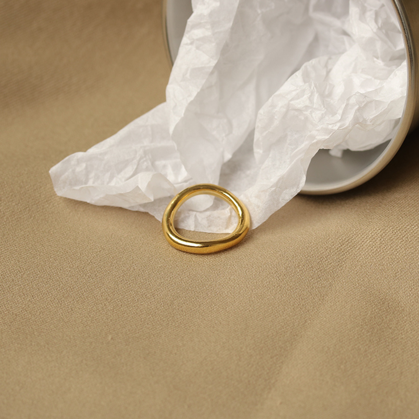 Infinity Gold Ring
