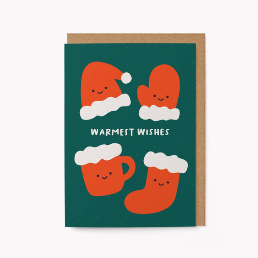 Warmest wishes - Christmas greeting card