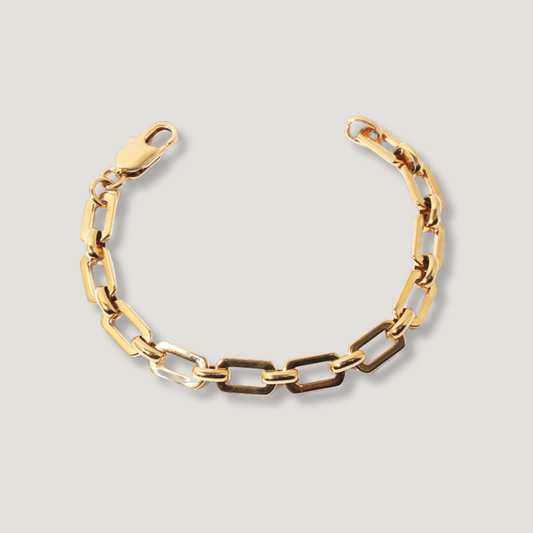 Gold Link Chain Bracelet