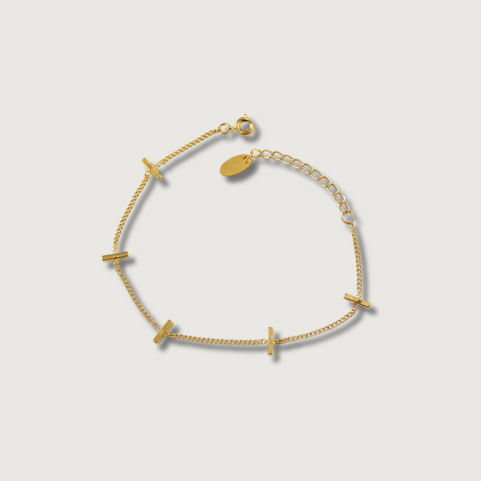 Minimalist Gold Plated Bracelet