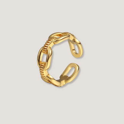 Gold Chain Link Ring