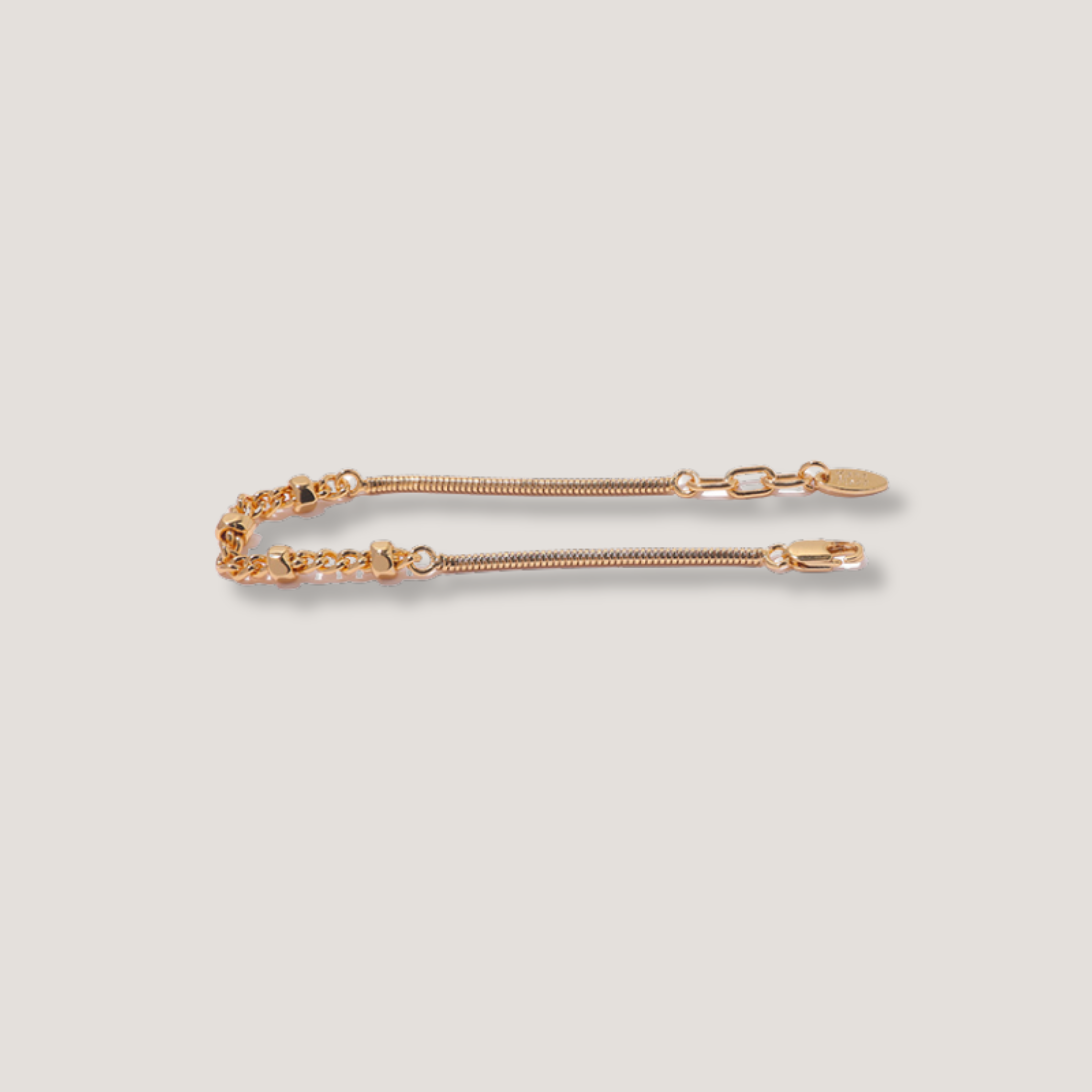 Gold Knot Chain Bracelet
