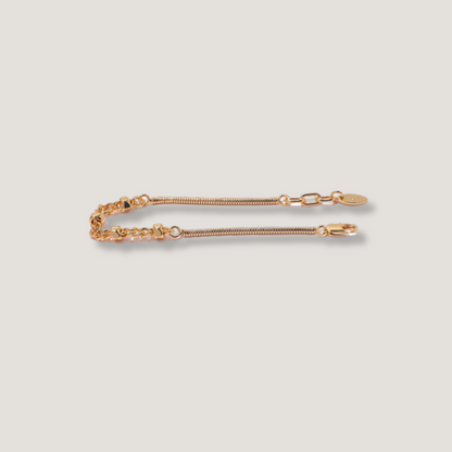 Gold Knot Chain Bracelet