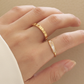 18K Gold Plated Natural Shell Inlay Ring