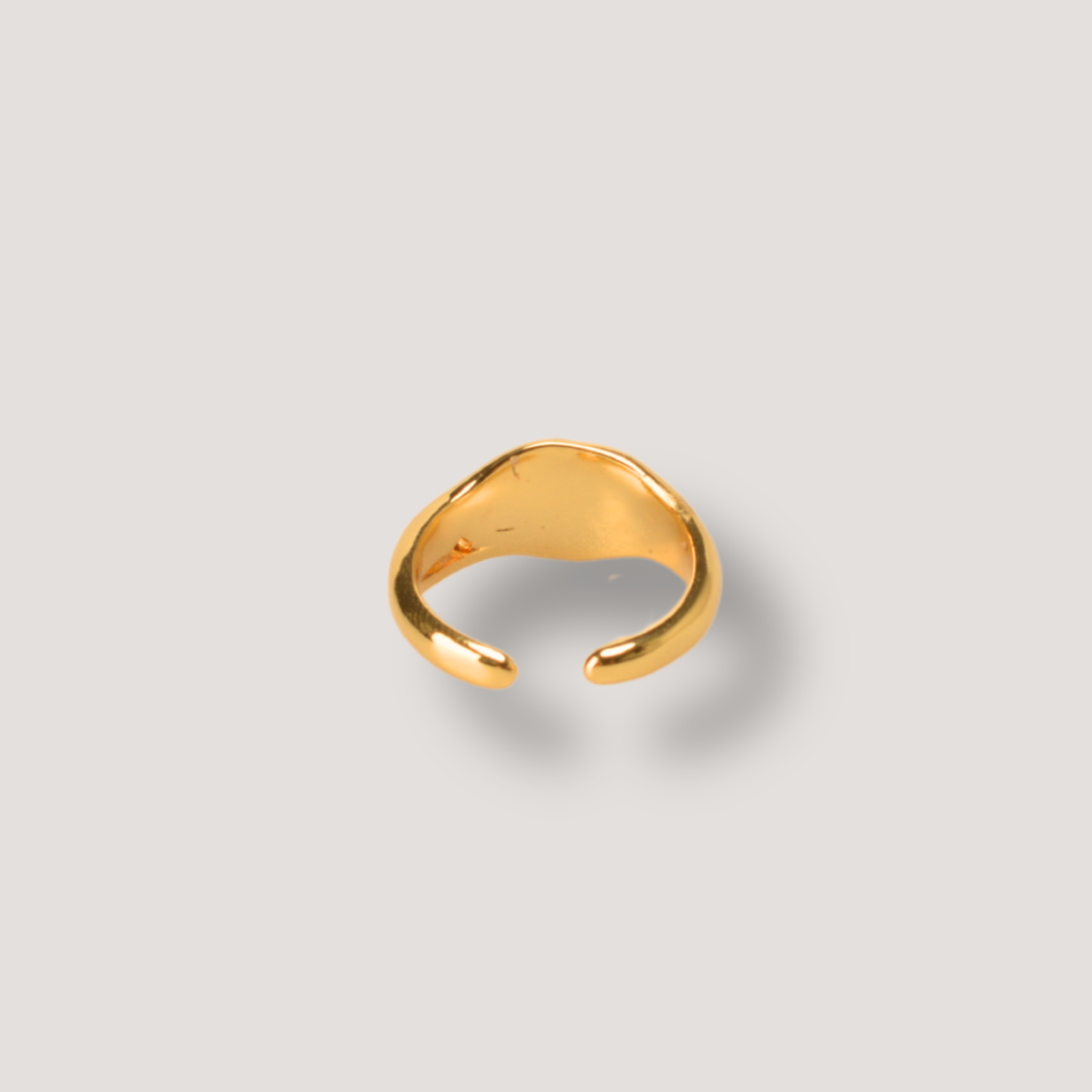 18K Gold Malachite Lazurite Ring