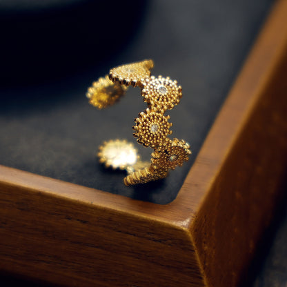 Gold Lace-Inspired Ring