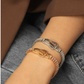 18K Gold Plated Zircon Snake Head Magnet Bracelet