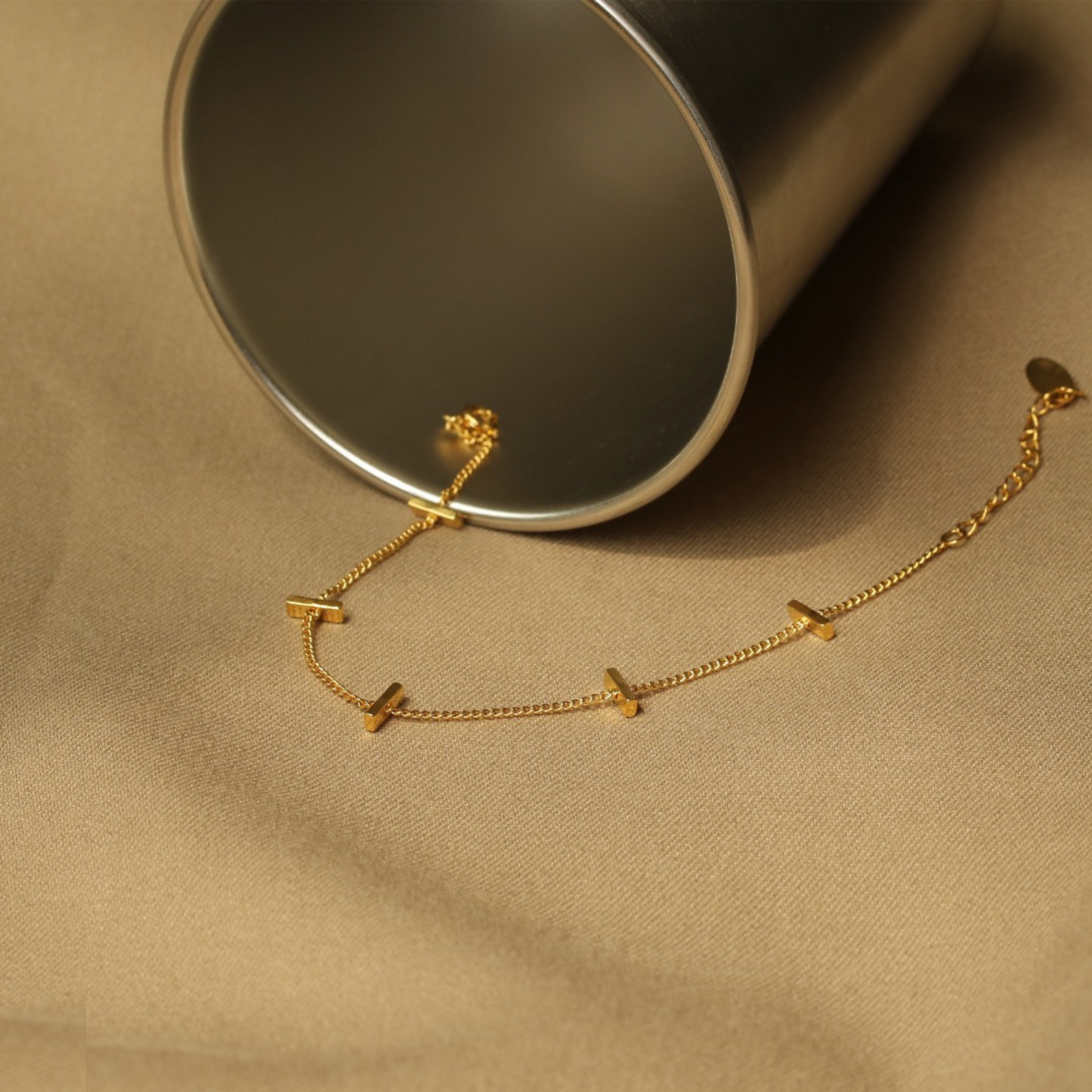 Minimalist Gold Plated Bracelet