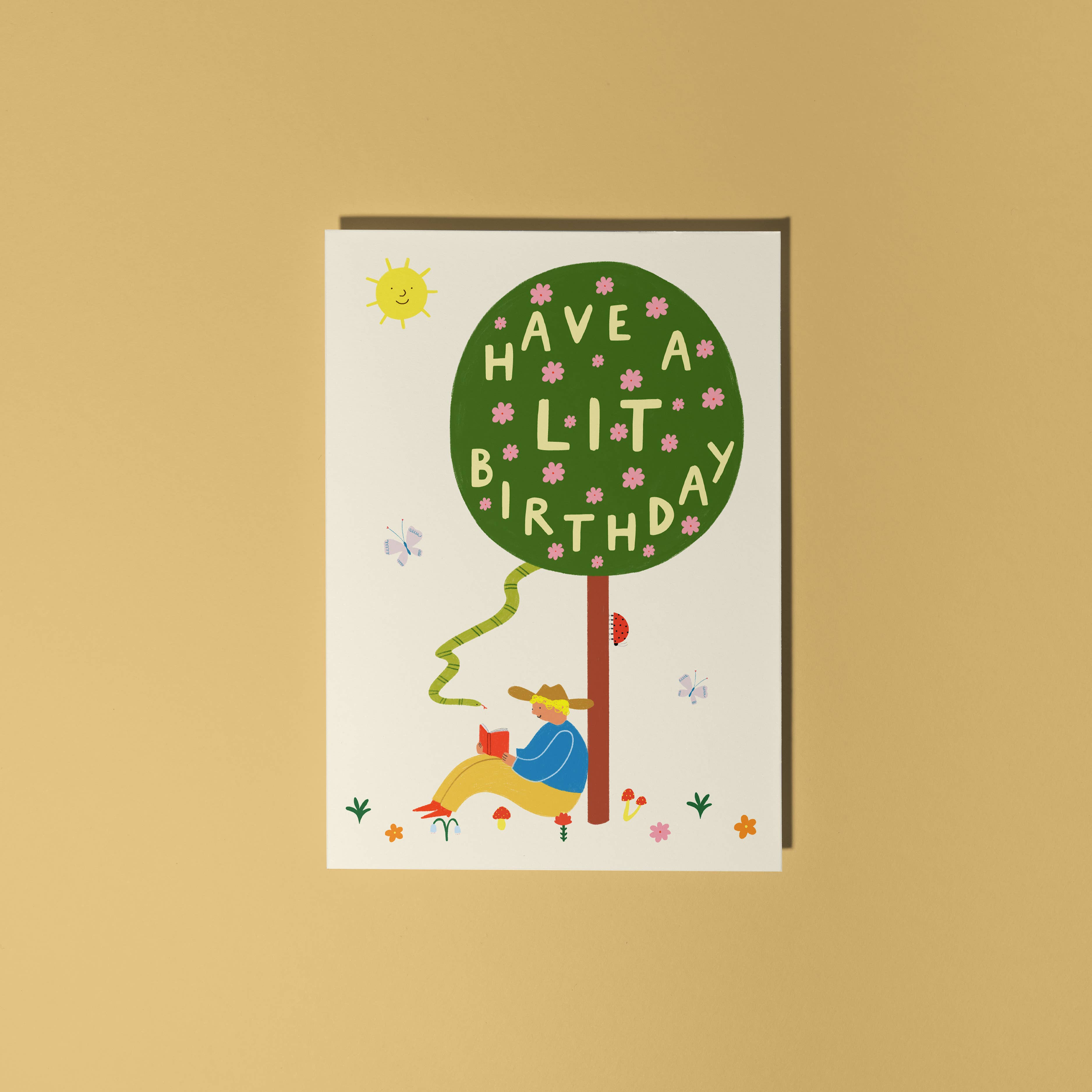 Lit Birthday Card | Bookish Birthday Card | Book Lover Card