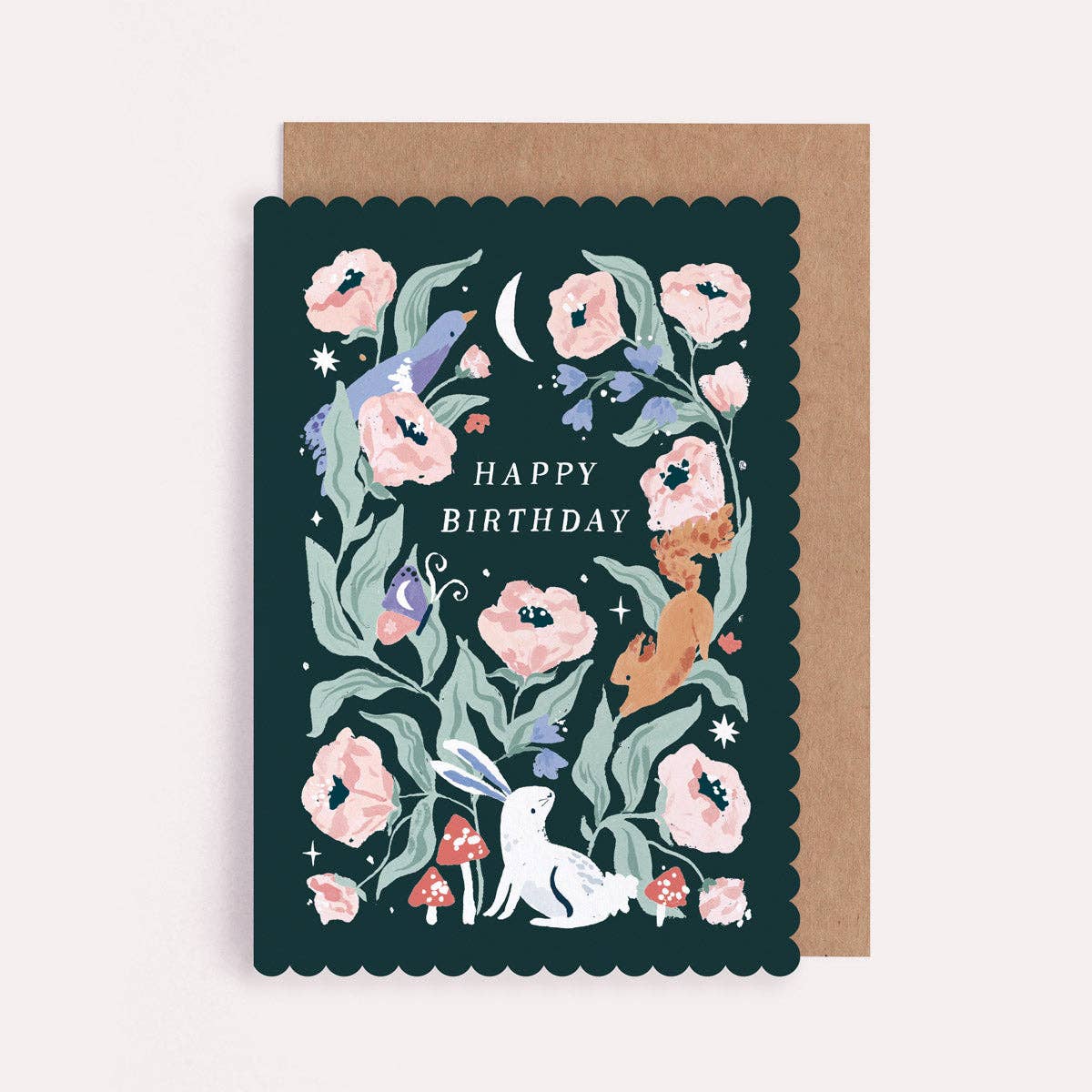 Woodland Birthday Card | Botanical Birthday Cards