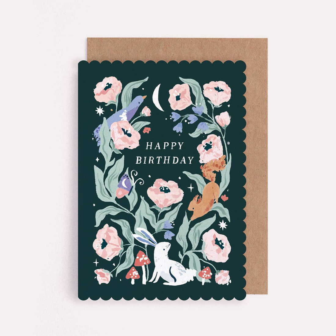 Woodland Birthday Card | Botanical Birthday Cards