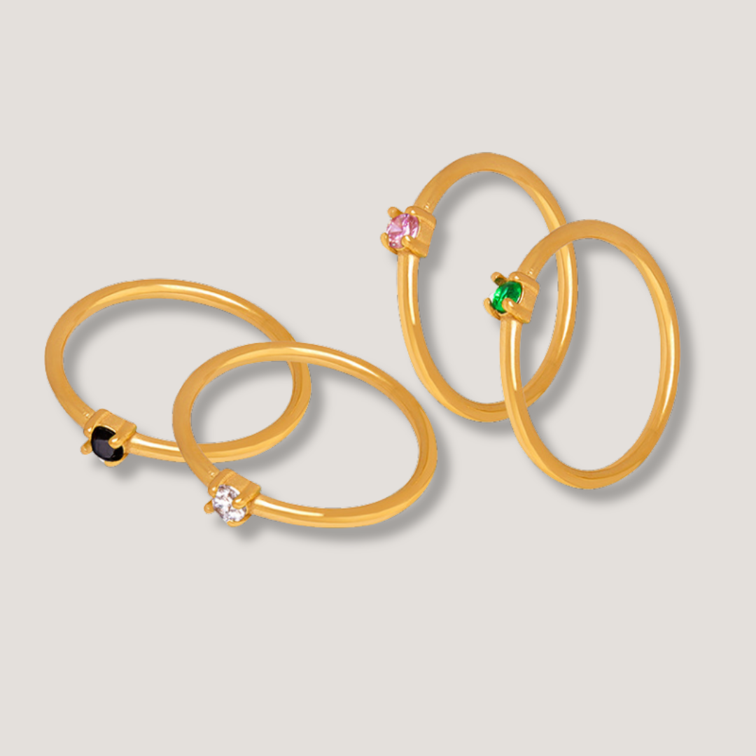Gold Ring with Emerald