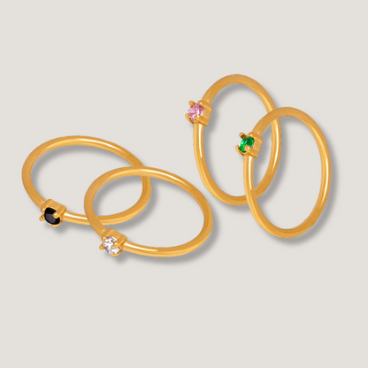 Gold Ring with Emerald
