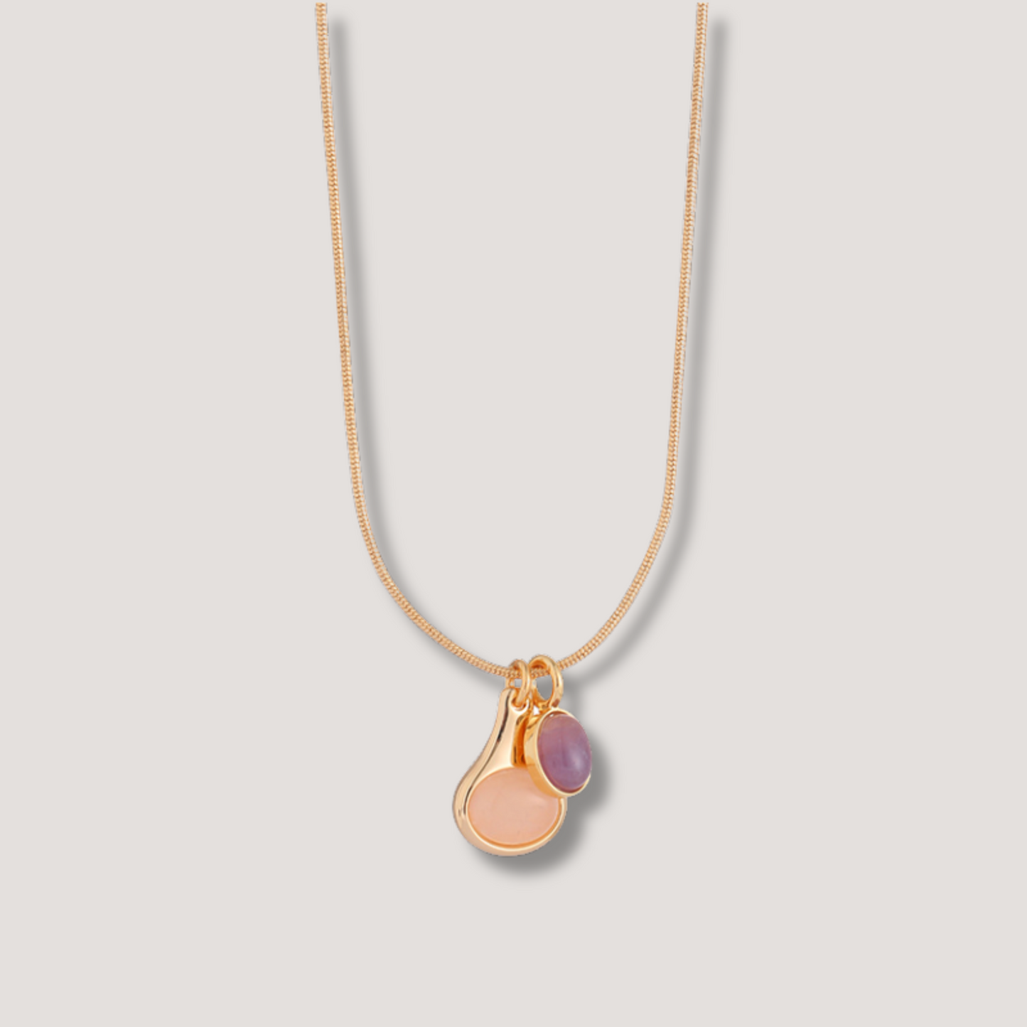 Gold Gemstone Necklace
