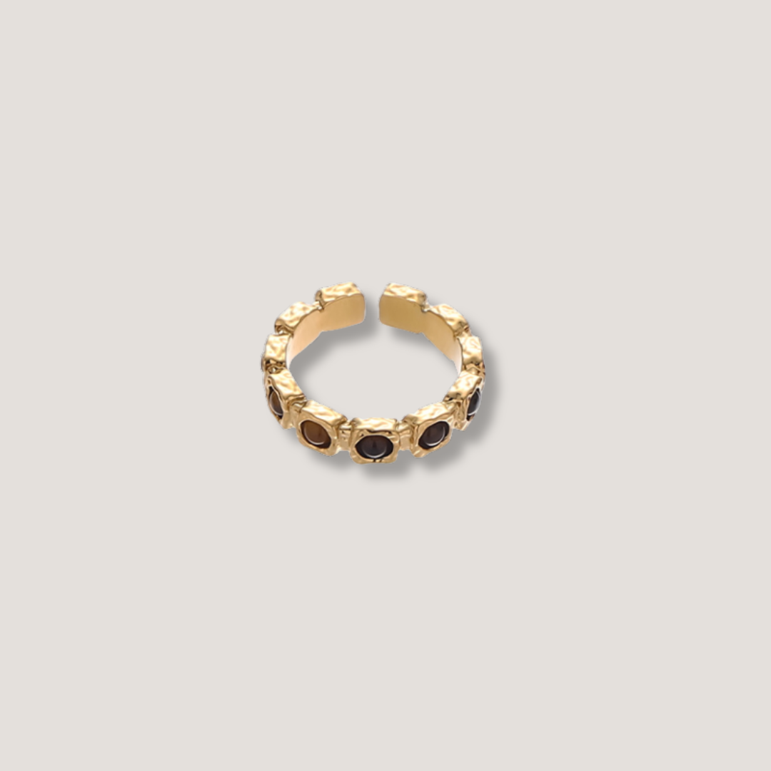Gold Tiger Eye Ring