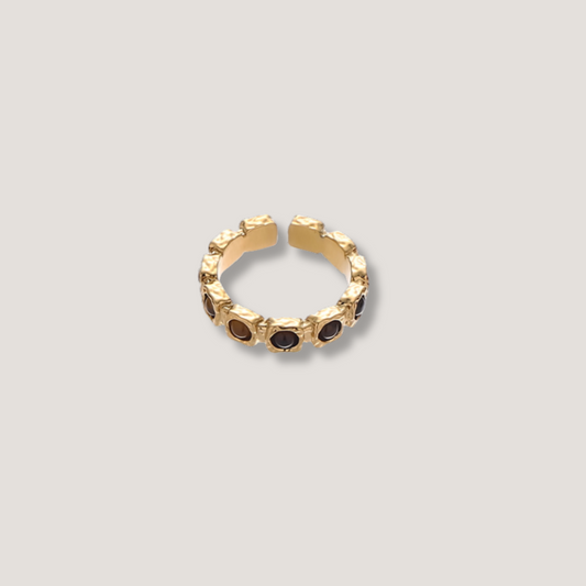 Gold Tiger Eye Ring
