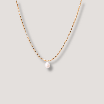 Gold Pearl Necklace