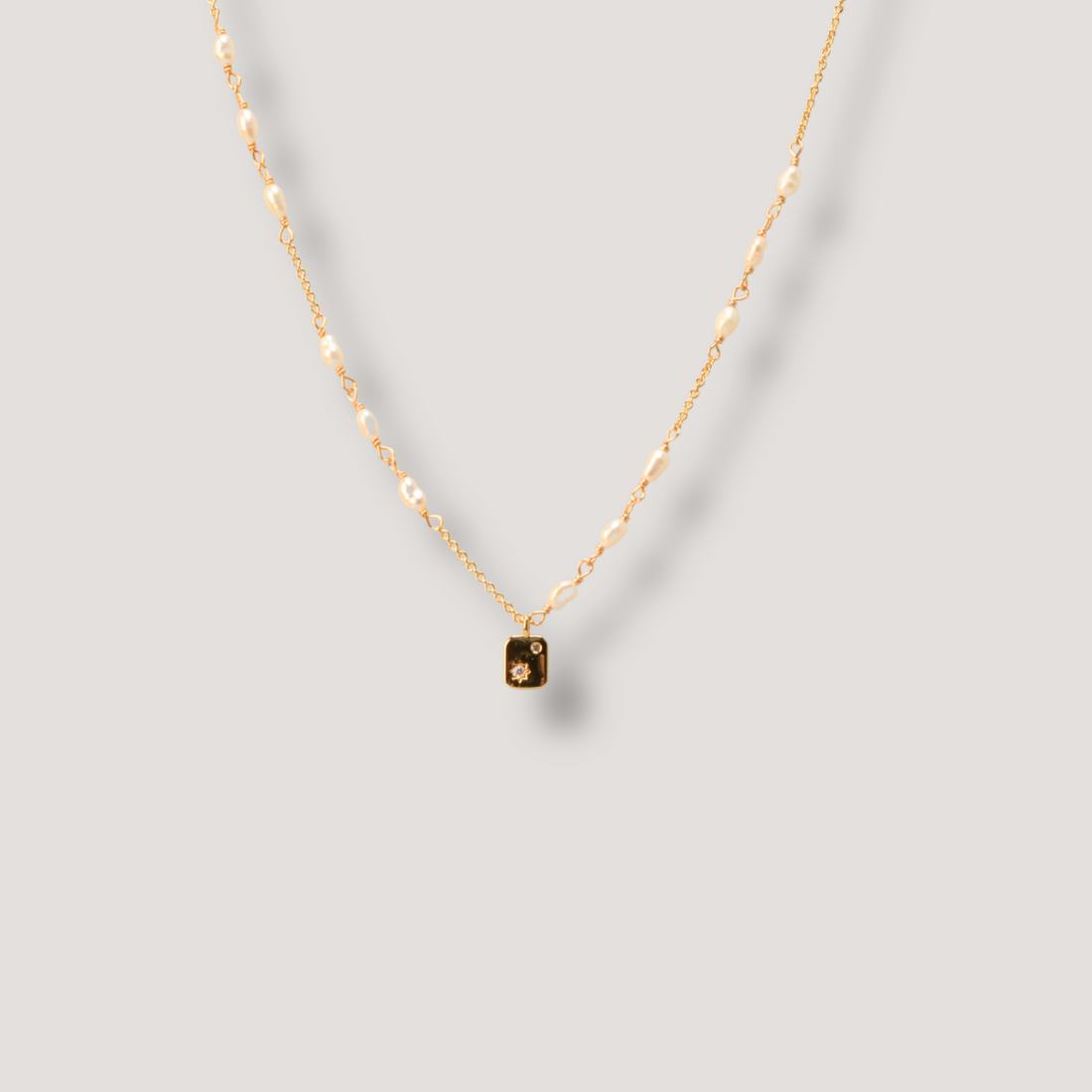 Pearl Charm Necklace