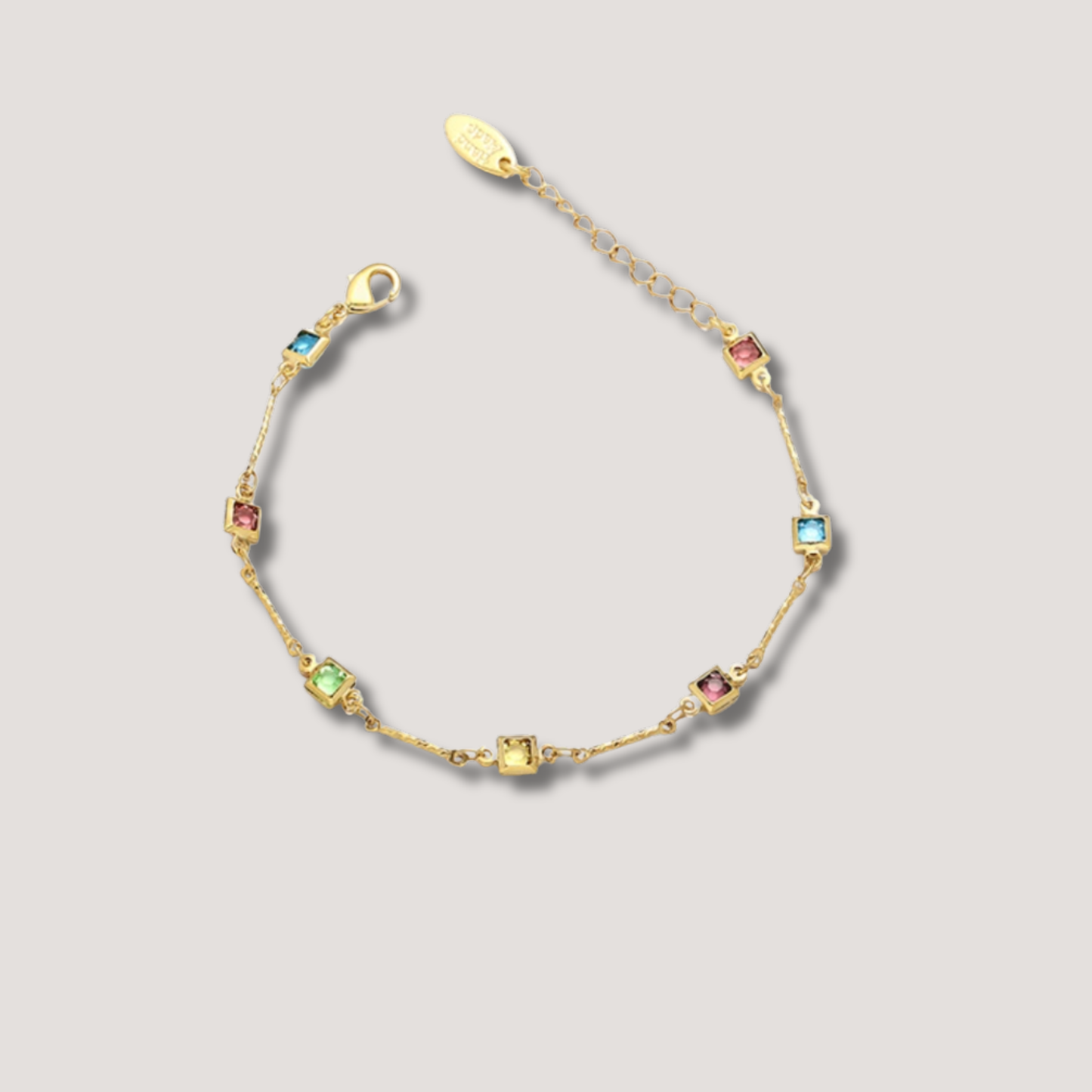 18K Gold Plated Multi colour Braclets