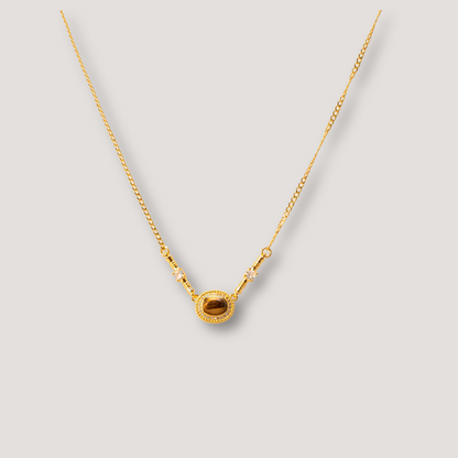 Gold Tiger Eye Necklace