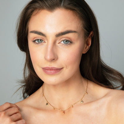18K Gold Plated Shell Charm Necklace