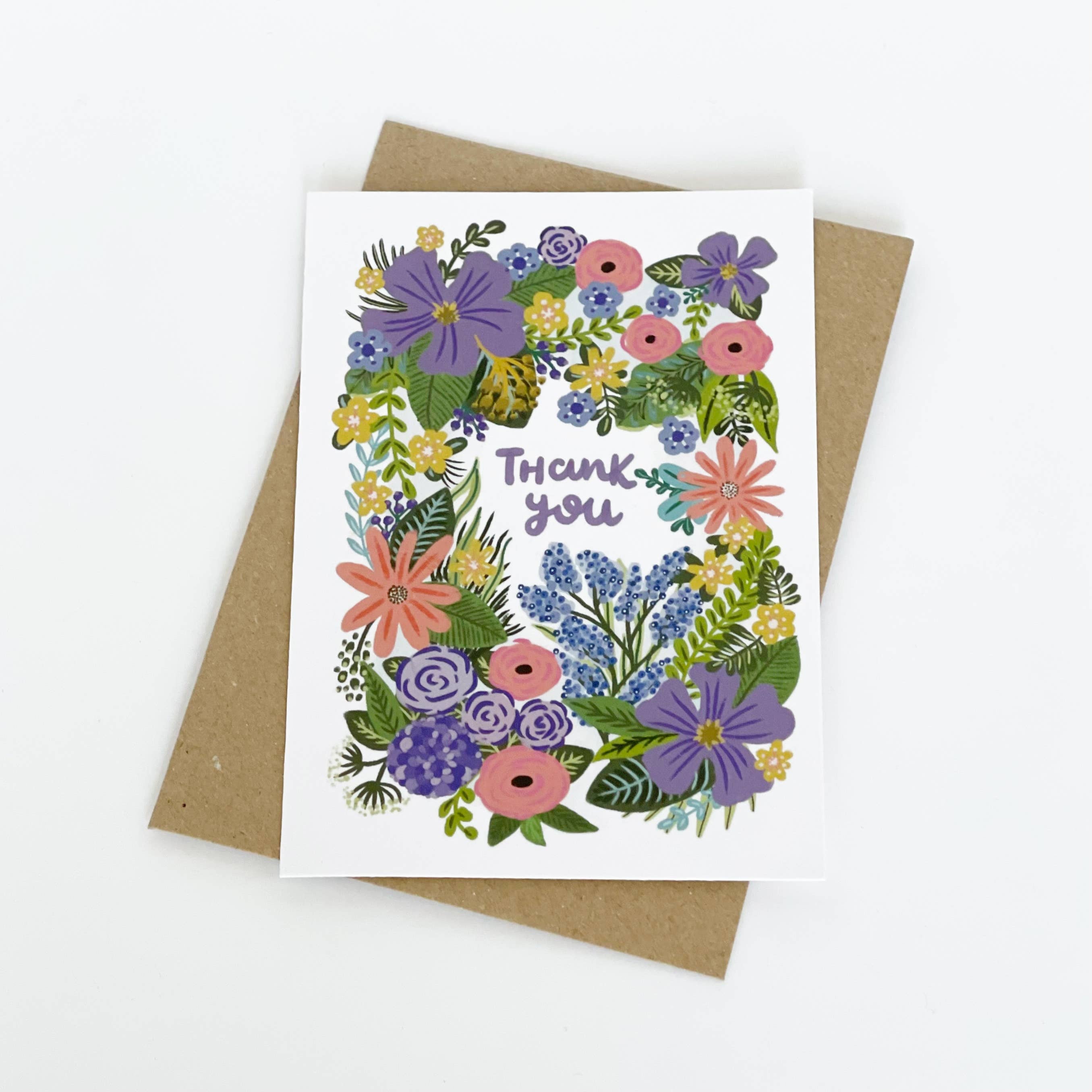 Thank You - Lilac Flowers