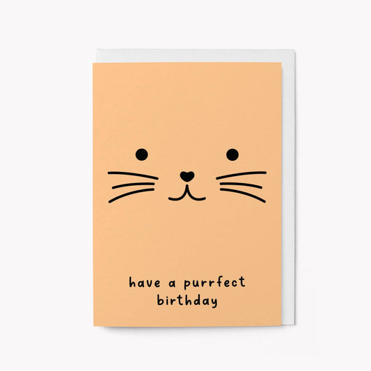 Have a purrfect birthday - Greeting Card