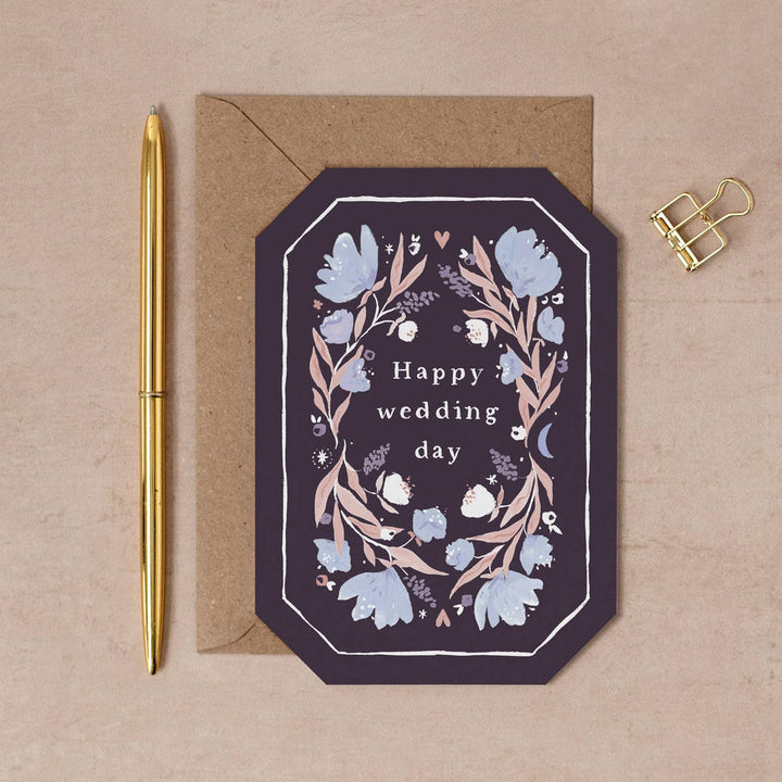 Floral Wedding Card | Shaped Greetings Cards | Wedding Cards
