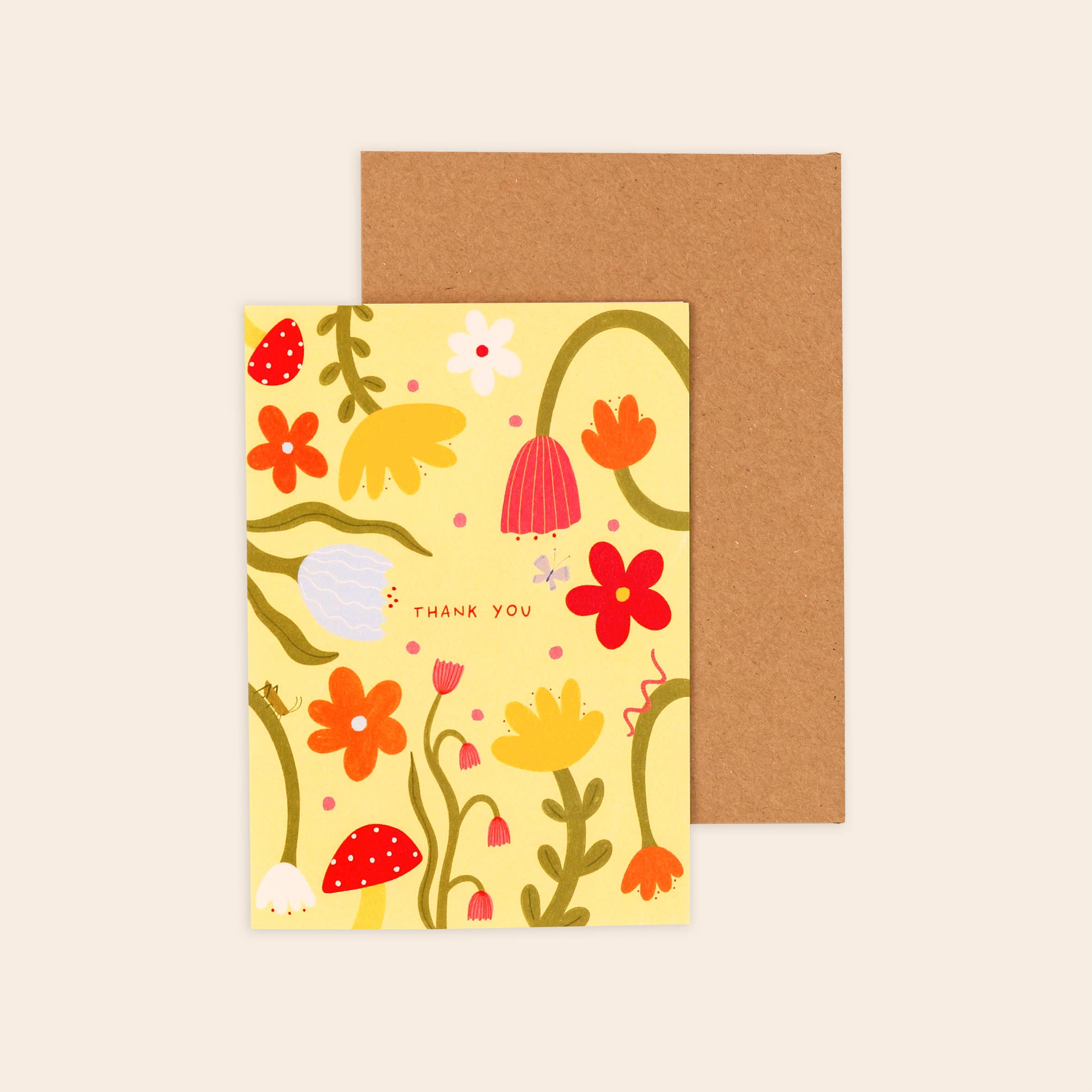 Floral Thank You Card | Thanks | Just To Say Card