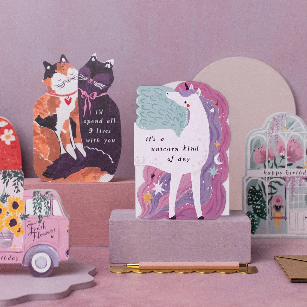Unicorn Birthday Card | Kids Birthday Card | Childrens Cards