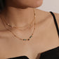 Serenity Green Stone and Freshwater Pearl Necklace