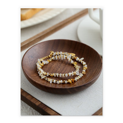 Natural Stone Beaded Necklace