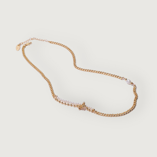 Wave Real Pearl Necklace