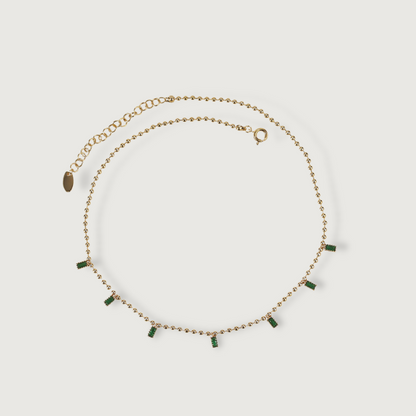 Emerald Isle Ball Chain Necklace