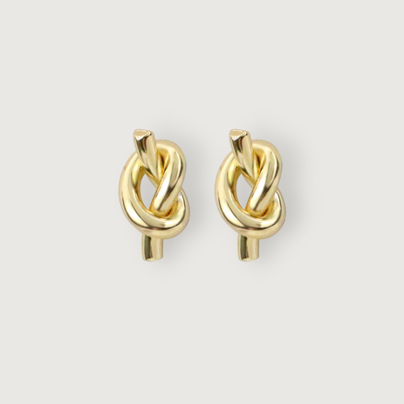 Forever Knot Stud Earrings