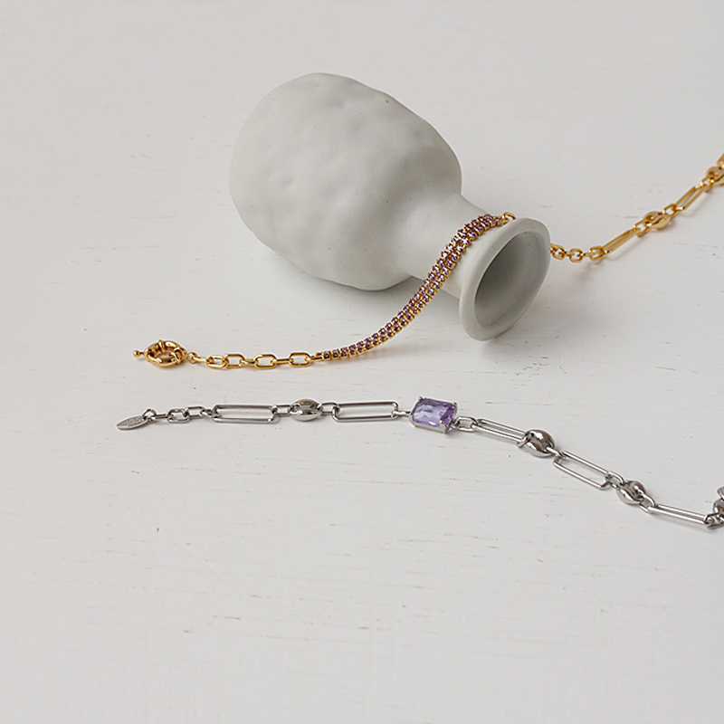 Dragonstone Gem Link Necklace