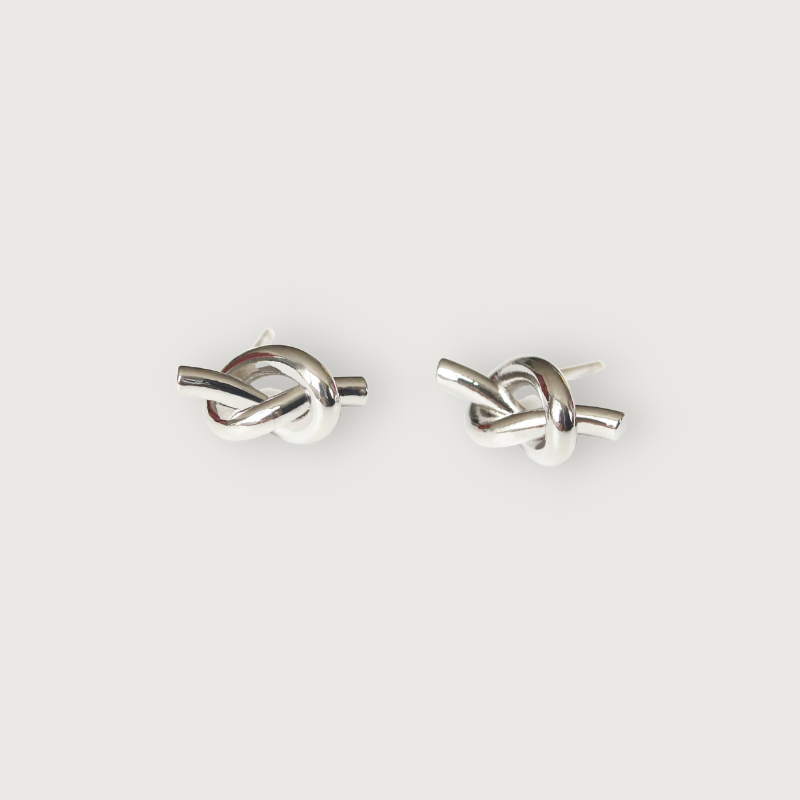 Forever Knot Stud Earrings