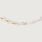 Pebble Link Baroque Pearl Necklace