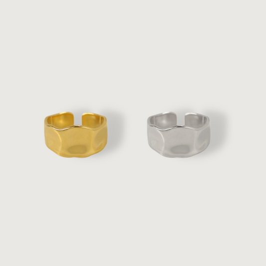 Irregular Architecture Gold RIng