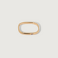 Irregular Square Zircon Gold Ring