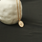 Zircon Pearl shell Pendant Necklace